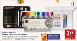 ALDI Home creation Teken of verfassortiment aanbieding
