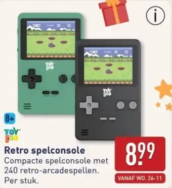 ALDI Retro spelconsole aanbieding