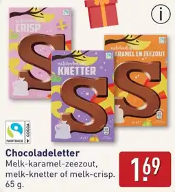 ALDI Chocoladeletter aanbieding