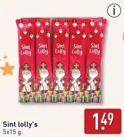 ALDI Sint lolly's aanbieding