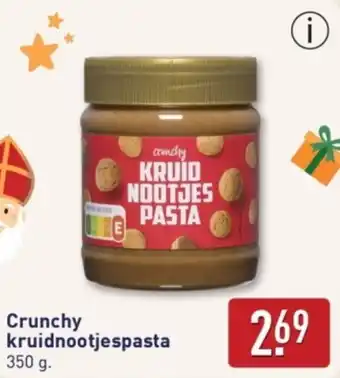 ALDI Crunchy kruidnootjespasta aanbieding