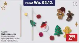 ALDI Cachet Kattenspeeltje Kattenhengel of speeltjes met katten kruid. aanbieding