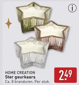 ALDI Home creation Ster geurkaars aanbieding