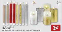 ALDI Home creation Led kaars aanbieding