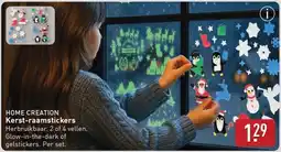 ALDI Home creation Kerst raamstickers aanbieding