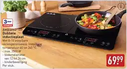 ALDI Ambiano Dubbele inductieplaat aanbieding