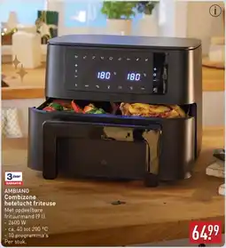 ALDI Ambiano Combizone hetelucht friteuse aanbieding