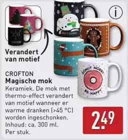 ALDI Crofton Magische mok aanbieding