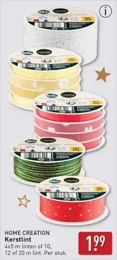 ALDI Home creation Kerstlint aanbieding