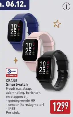 ALDI Crane Smartwatch aanbieding