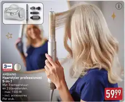 ALDI Ambiano Haarstyler professioneel 5 in 1 aanbieding