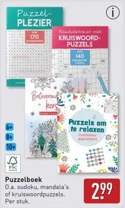 ALDI Puzzelboek aanbieding