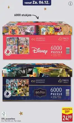 ALDI XXL puzzelbox aanbieding