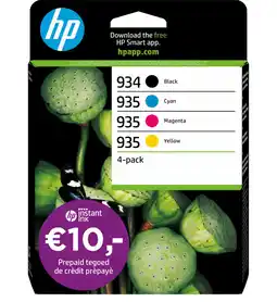 Amazon HP Originele 934 & 935 - Inktcartridge - Zwart / Cyaan / Magenta / Geel - Standaard capaciteit aanbieding