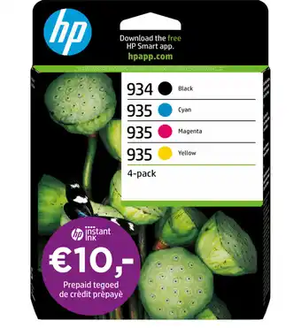 Amazon HP Originele 934 & 935 - Inktcartridge - Zwart / Cyaan / Magenta / Geel - Standaard capaciteit aanbieding