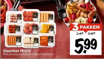 Vomar Voordeelmarkt Gourmet Mini's aanbieding
