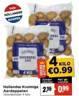 Vomar Voordeelmarkt Hollandse Kruimige Aardappelen aanbieding