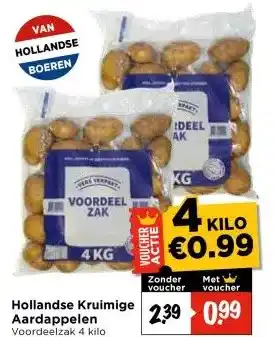 Vomar Voordeelmarkt Hollandse Kruimige Aardappelen aanbieding