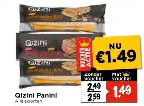 Vomar Voordeelmarkt Qizini Panini aanbieding