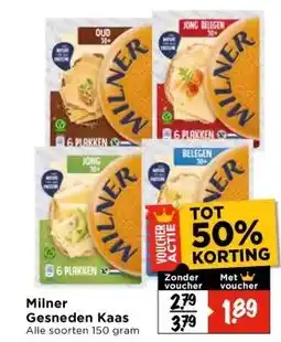 Vomar Voordeelmarkt Milner Gesneden Kaas aanbieding
