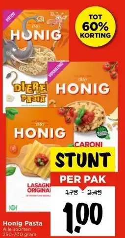 Vomar Voordeelmarkt Honig Pasta aanbieding
