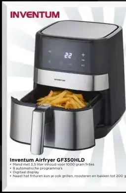 Vomar Voordeelmarkt Inventum Airfryer GF350HLD aanbieding