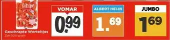 Vomar Voordeelmarkt Geschrapte Worteltjes aanbieding