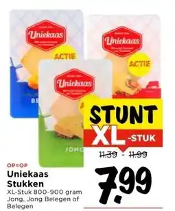 Vomar Voordeelmarkt Uniekaas Stukken aanbieding