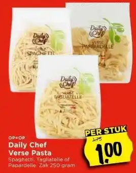 Vomar Voordeelmarkt Daily Chef Verse Pasta aanbieding