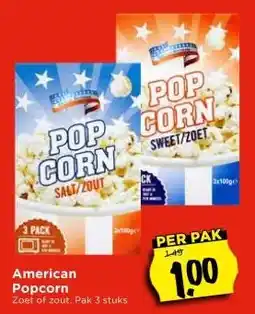 Vomar Voordeelmarkt American Popcorn aanbieding