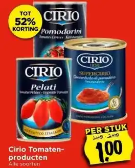 Vomar Voordeelmarkt Cirio Tomatenproducten aanbieding