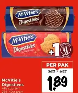 Vomar Voordeelmarkt McVitie's Digestives aanbieding