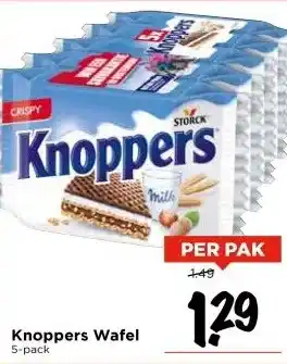 Vomar Voordeelmarkt Knoppers Wafel aanbieding