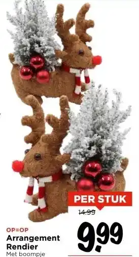 Vomar Voordeelmarkt Arrangement Rendier aanbieding