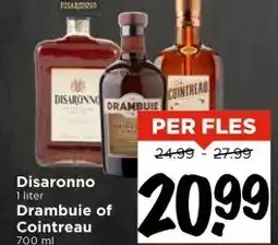 Vomar Voordeelmarkt Disaronno Drambuie of Cointreau aanbieding