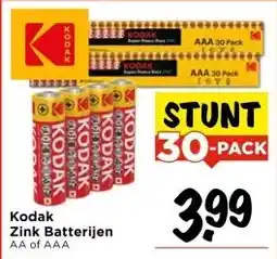 Vomar Voordeelmarkt Kodak Zink Batterijen aanbieding