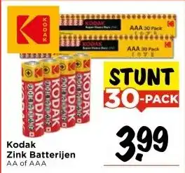 Vomar Voordeelmarkt Kodak Zink Batterijen aanbieding