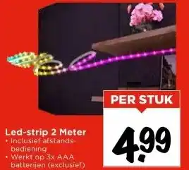 Vomar Voordeelmarkt Led-strip 2 Meter aanbieding