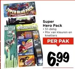Vomar Voordeelmarkt Super Hero Pack aanbieding