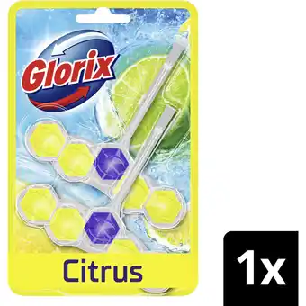 Albert Heijn Glorix Power5 citrus duo pack wc-blok 2-pack aanbieding