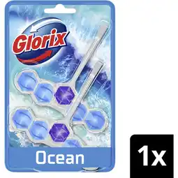 Albert Heijn Glorix Power5 ocean duo pack wc-blok 2-pack aanbieding