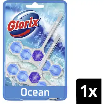 Albert Heijn Glorix Power5 ocean duo pack wc-blok 2-pack aanbieding