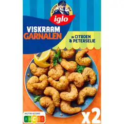 Albert Heijn Iglo Viskraam garnalen citroen & peterselie aanbieding