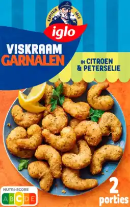 Albert Heijn Iglo Viskraam garnalen citroen & peterselie aanbieding