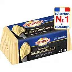 Albert Heijn Président Gastronomique roomboter ongezouten aanbieding