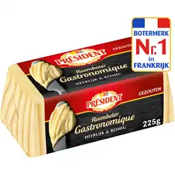 Albert Heijn Président Gastronomique roomboter gezouten aanbieding