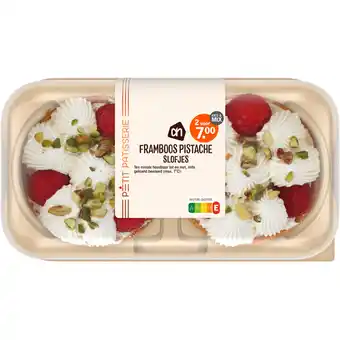 Albert Heijn AH Framboos pistache slofjes aanbieding