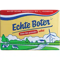 Albert Heijn Echte Boter Roomboter maar dan gezouten aanbieding