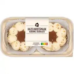 Albert Heijn AH Hazelnootsmaak karamel gebakjes aanbieding
