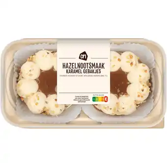 Albert Heijn AH Hazelnootsmaak karamel gebakjes aanbieding